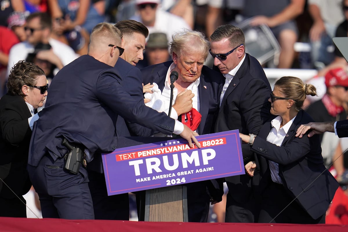AP : Former US President Donald Trump |